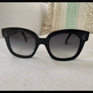 CELINE Gradient Acetate Black Sunglasses CL40002U